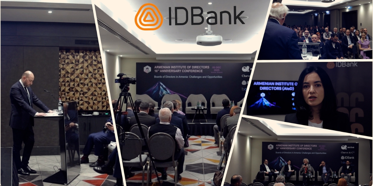IDBank-ը մասնակցել է Տնօրենների հայկական ինստիտուտի 10-րդ տարեդարձին նվիրված համաժողովին